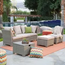 Coral Coast South Isle -weather Wicker Natural Outdoor